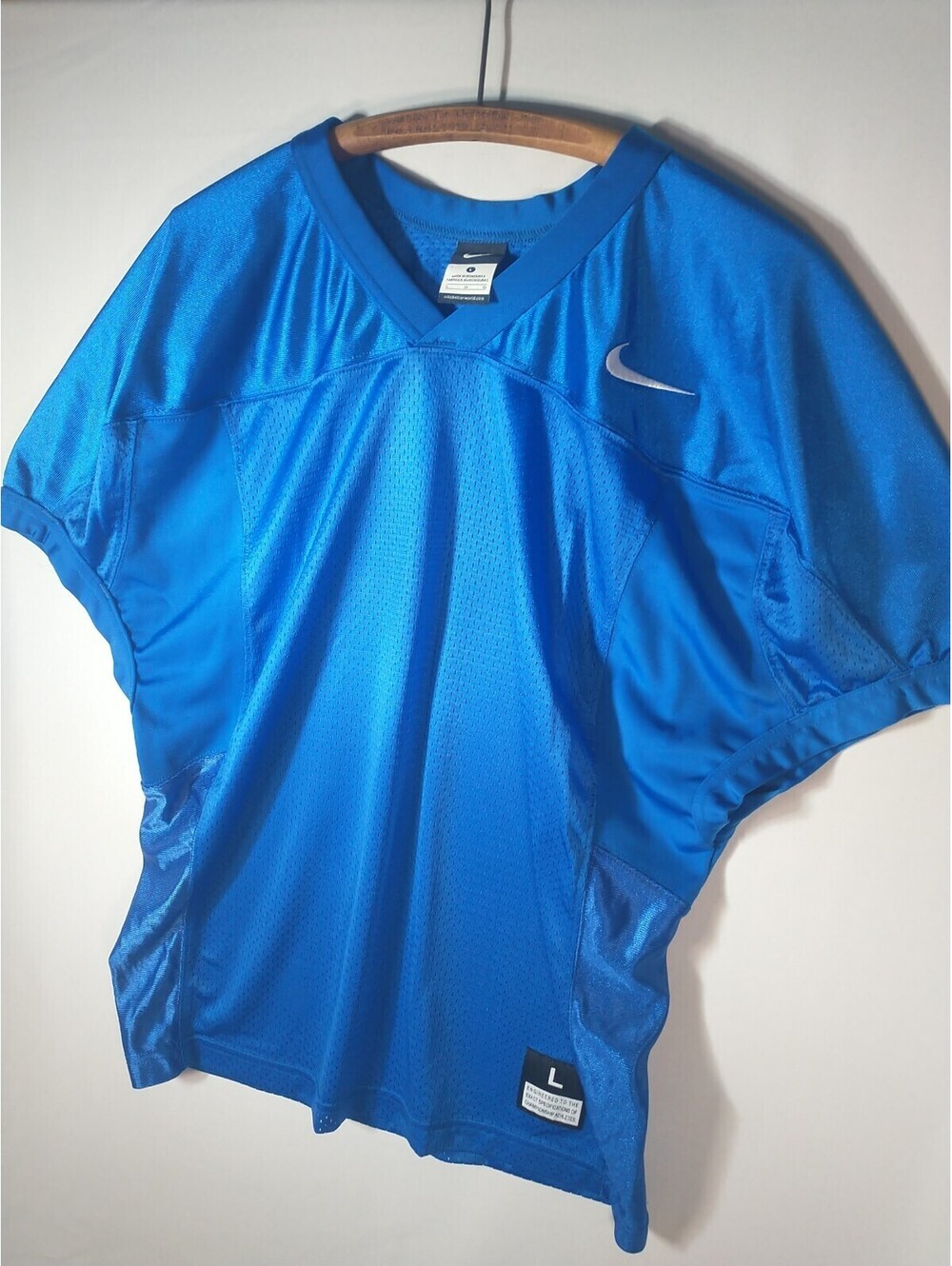 Nike Youth Football Training Jersey, L, Blue
